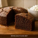 chocolate cake cottage cheese sliced