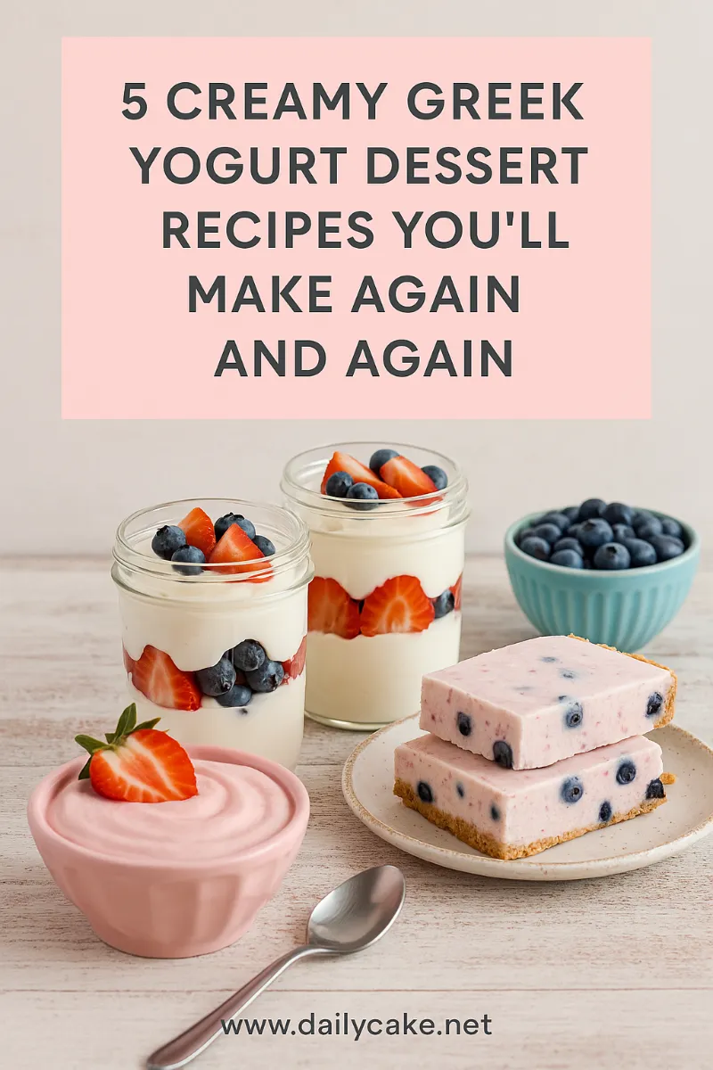 greek-yogurt-dessert-recipes-pinterest Pinterest graphic for Greek yogurt dessert recipes